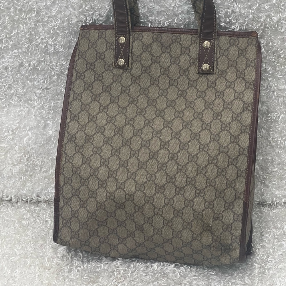Gucci Gg Plus Monogram Signature Web Loop Vertica… - image 5